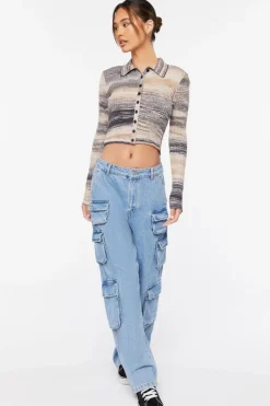 Space Dye Cardigan Sweater