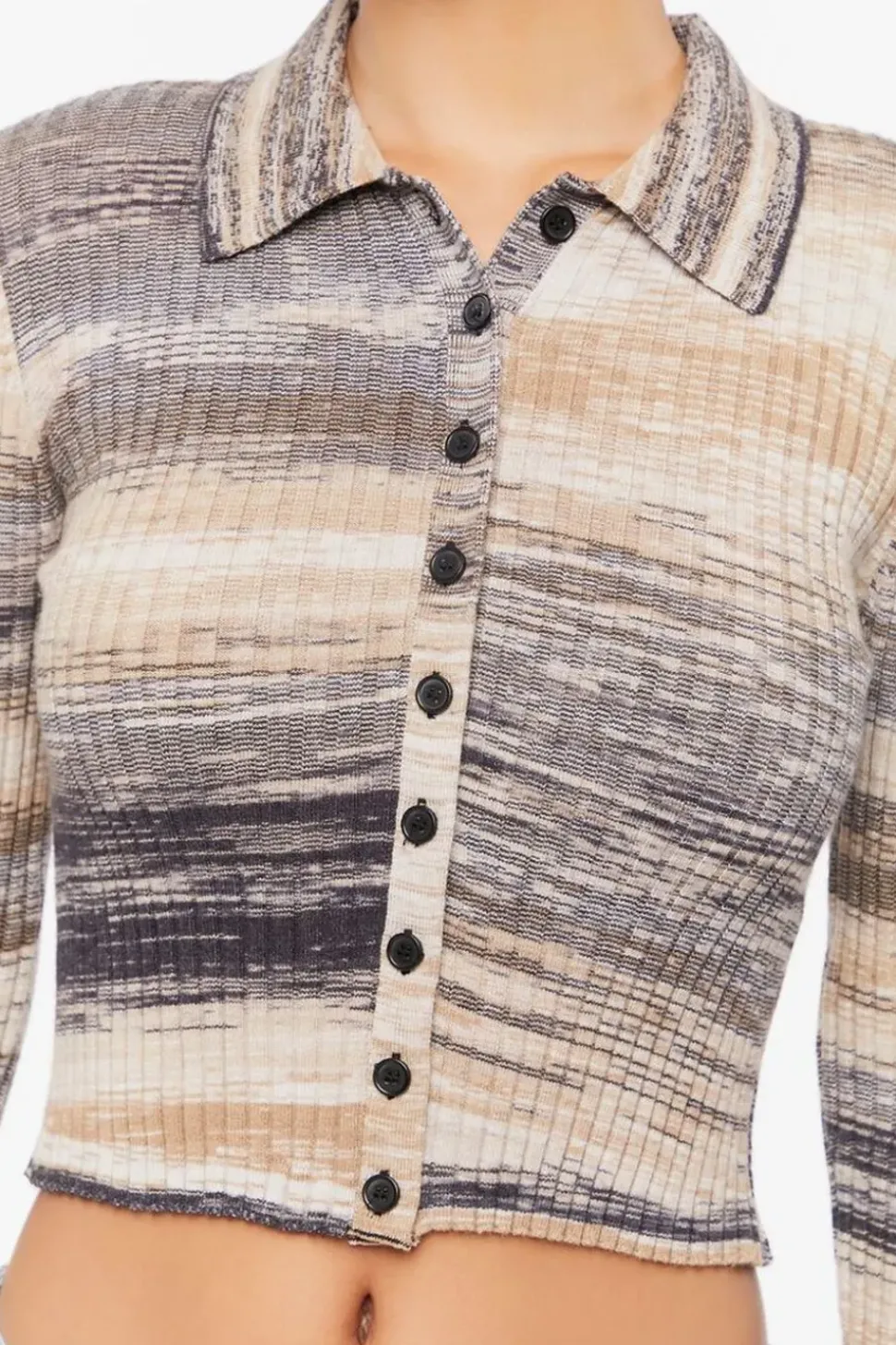 Space Dye Cardigan Sweater