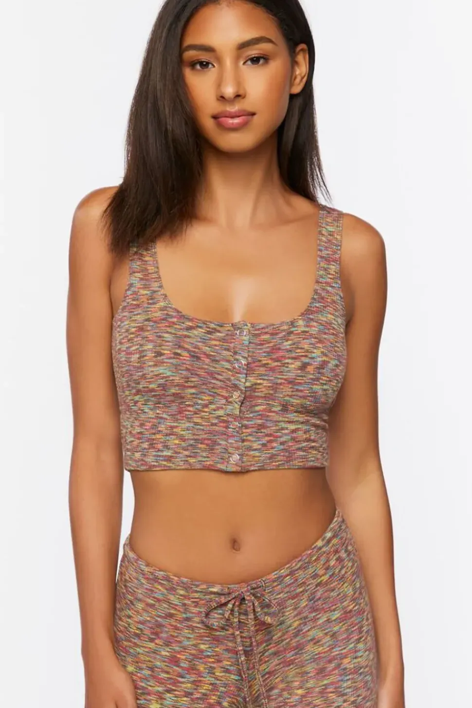 Space Dye Lounge Crop Top