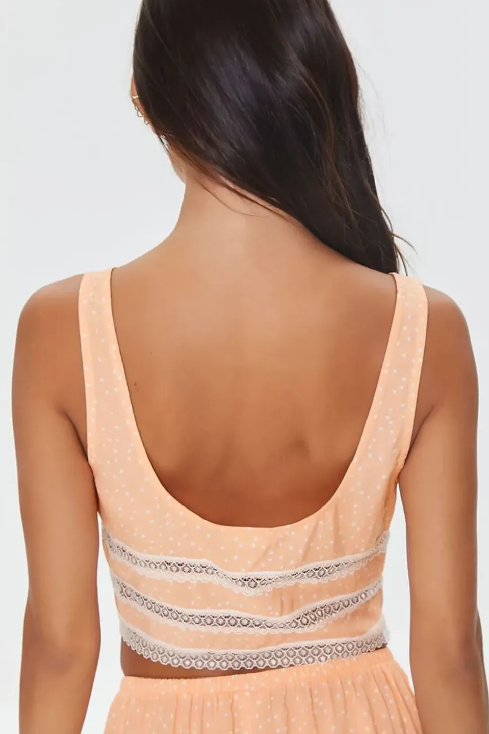 Speckled Print Lounge Corset Crop Top