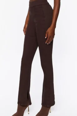 Split-Hem Bootcut Jeans