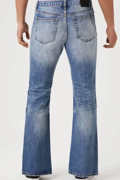 Split-Hem Flare Jeans