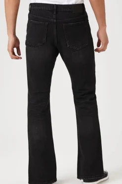 Split-Hem Flare Jeans