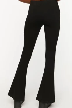 Split-Hem Flare Pants