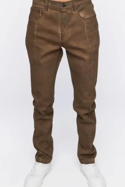 Split-Hem Slim-Fit Jeans