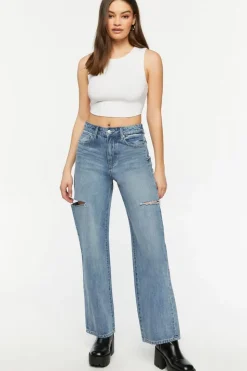 Split High-Rise 90S-Fit Jeans