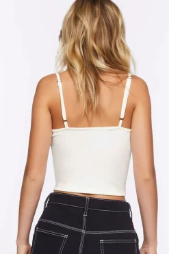 Spoiled Faux Fur-Trim Cami