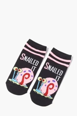 Spongebob Squarepants Graphic Ankle Socks