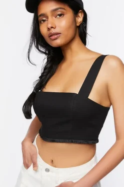 Square-Neck Crop Top