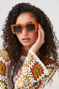 Square Tortoiseshell Sunglasses