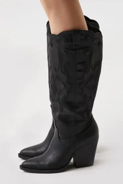 Stacked Heel Cowboy Boots