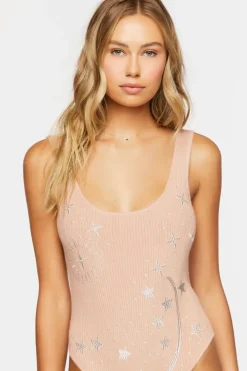 Star Embroidered Bodysuit