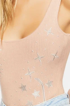 Star Embroidered Bodysuit