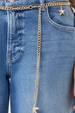 Starfish Charm Chain Belt