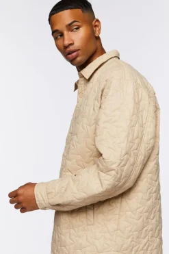 Star Quilted Bomber Jacket