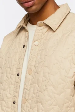 Star Quilted Bomber Jacket
