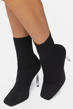 Stiletto Sock Booties
