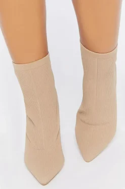 Stiletto Sock Booties (Wide)