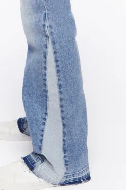 Stone Wash Flare Jeans