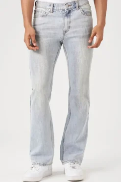 Stone Wash Flare Jeans