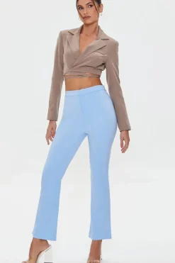Straight-Leg High-Rise Pants