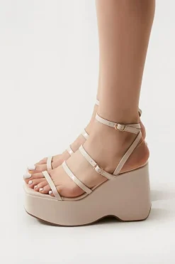 Strappy Platform Wedges