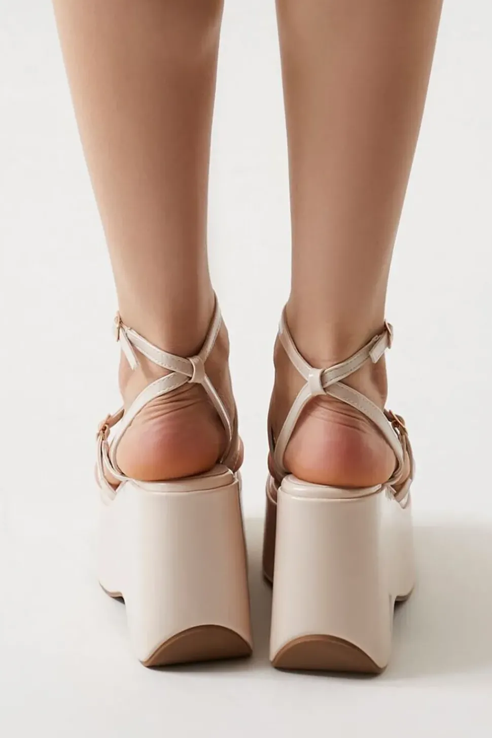 Strappy Platform Wedges