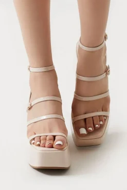 Strappy Platform Wedges