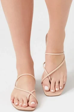Strappy Slip-On Sandals
