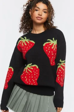 Strawberry Graphic Sweater