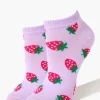 Strawberry Print Ankle Socks