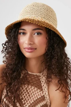 Straw Bucket Hat