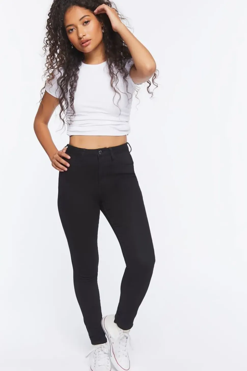 Stretch High-Rise Skinny Jeans