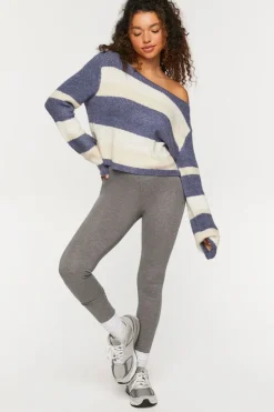 Striped Boat Neck Sweater