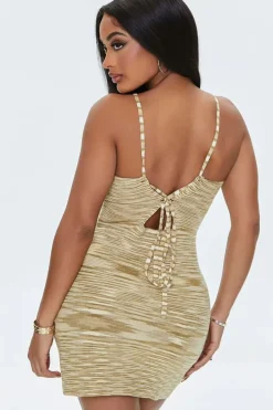 Striped Bodycon Mini Dress