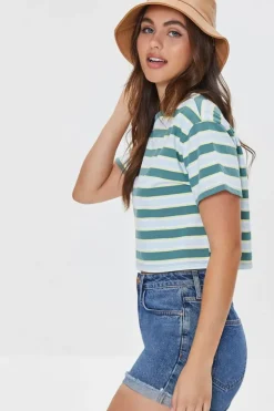 Striped Boxy Tee