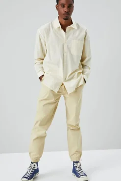 Striped Button-Front Shirt
