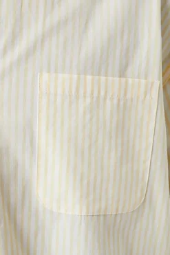 Striped Button-Front Shirt