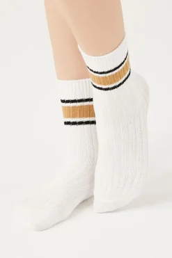 Striped Crew Socks