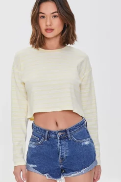 Striped Cropped Top
