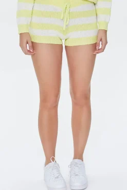 Striped Drawstring Shorts
