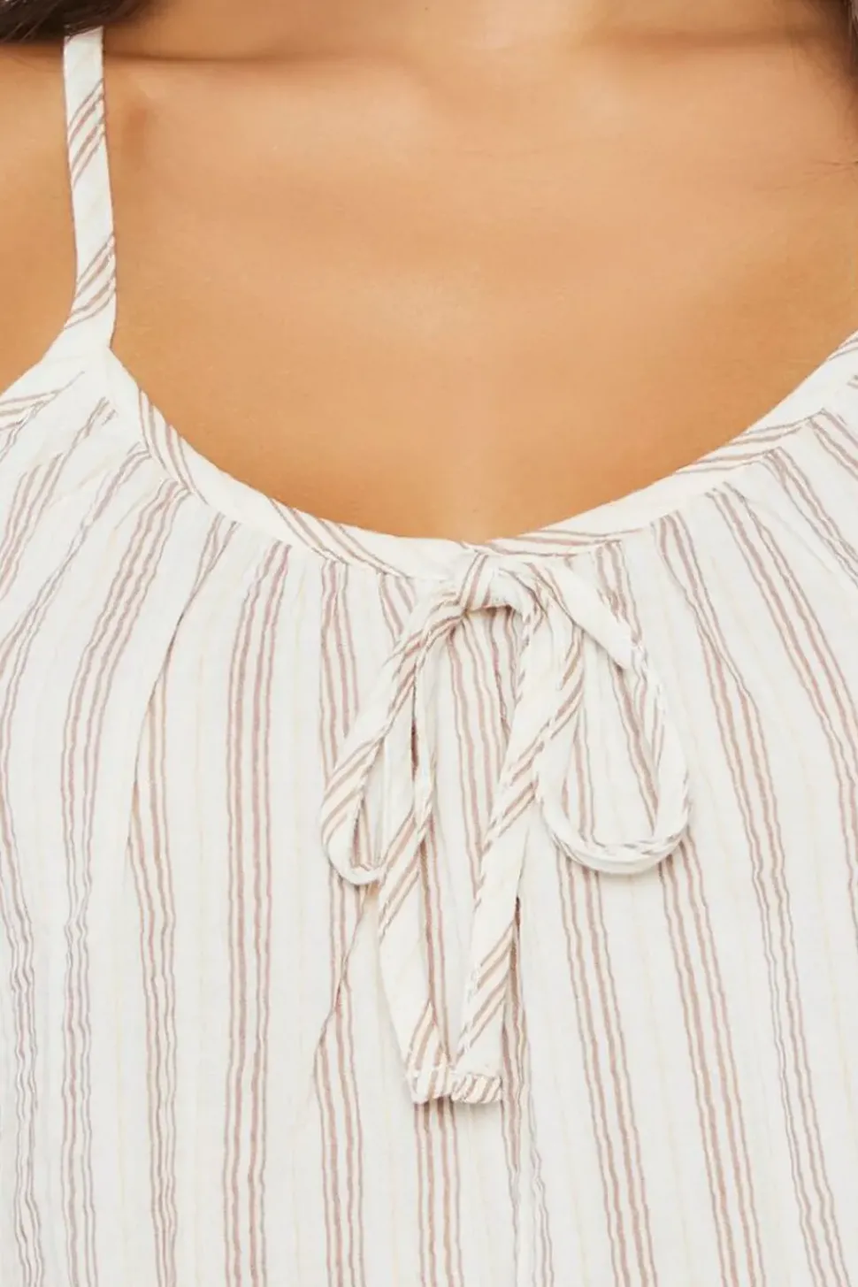 Striped Gauze Pajama Cami