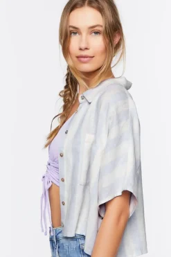 Striped Linen-Blend Shirt