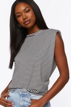 Striped Muscle Tee