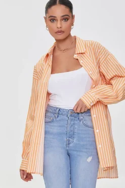 Striped Poplin Shirt