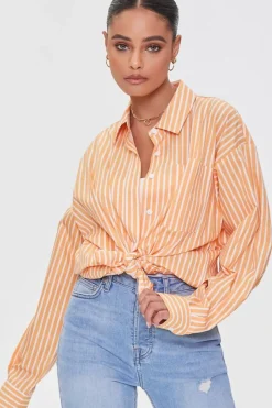 Striped Poplin Shirt