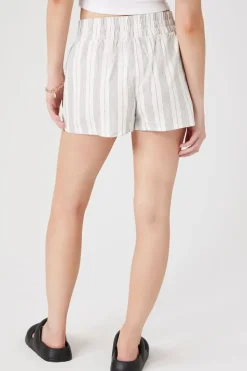 Striped Pull-On Shorts