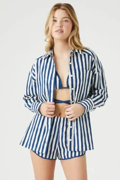 Striped Pull-On Shorts