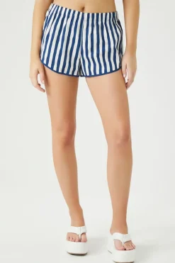 Striped Pull-On Shorts