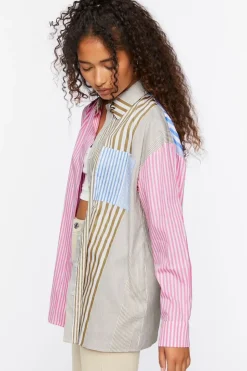 Striped Reworked Poplin Shirt